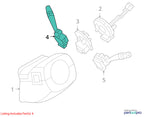 2010-2012 Hyundai Santa Fe Combination Switch OEM#934200W001CA