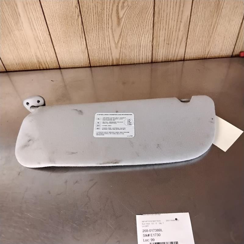 Sun Visor DODGE PICKUP 1500 Left 00 01