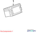 2009-2012 Chevrolet Traverse Audio & Visual Equip.(radio) OEM#20935116