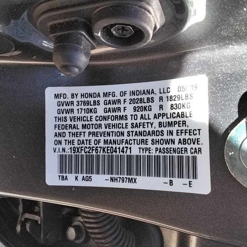 2016-2021 Honda Civic Steering Wheel
