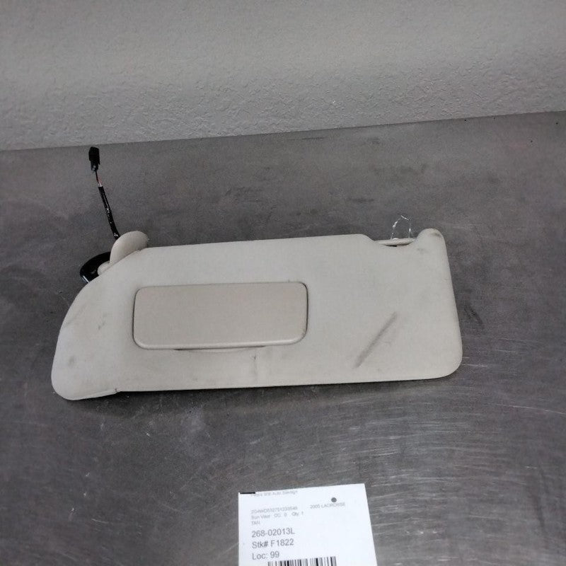 Sun Visor BUICK LACROSSE Left 05 06 07 08 09