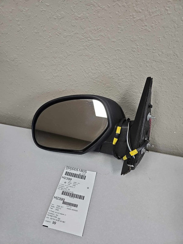 2007-2013 GMC Sierra 1500 Left Door Mirror OEM#20843116 128-877