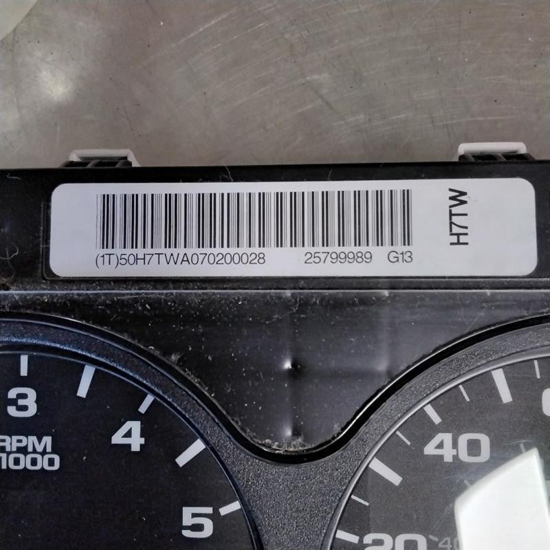 Speedometer GMC SIERRA 1500 07 08 09 10 11 12 13