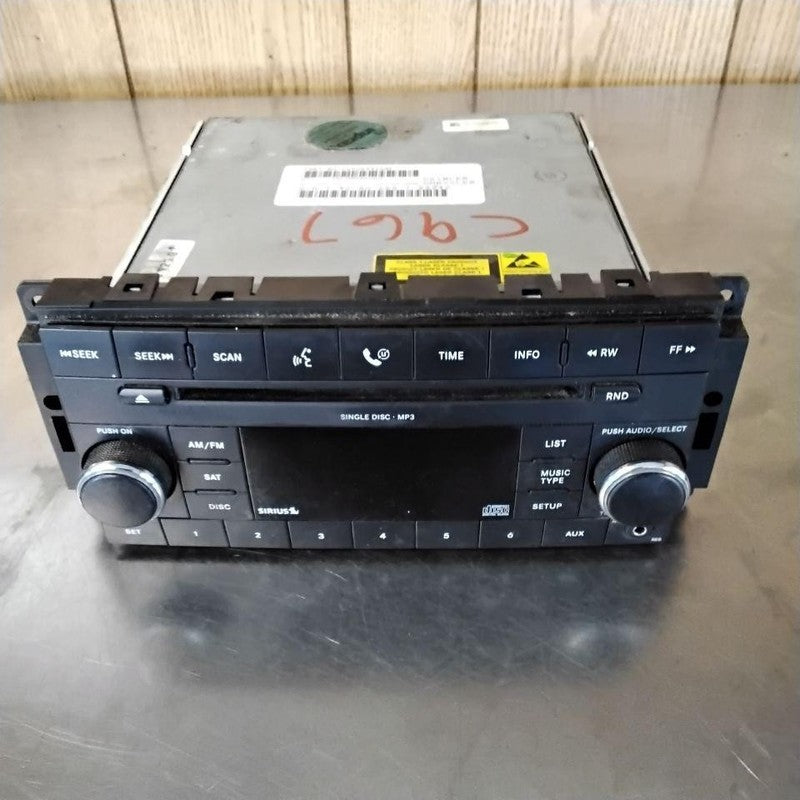 Audio & Visual Equip.(radio) DODGE AVENGER 08 09 10