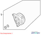2009-2011 Audi A6 Alternator OEM#06E903016T