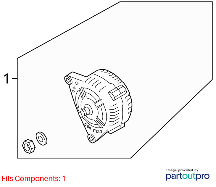 2009-2011 Audi A6 Alternator OEM#06E903016T