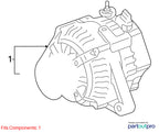 2005-2018 Toyota Avalon Alternator OEM#270600P14184