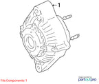 1995-1996 Toyota Tacoma Alternator OEM#270606211084