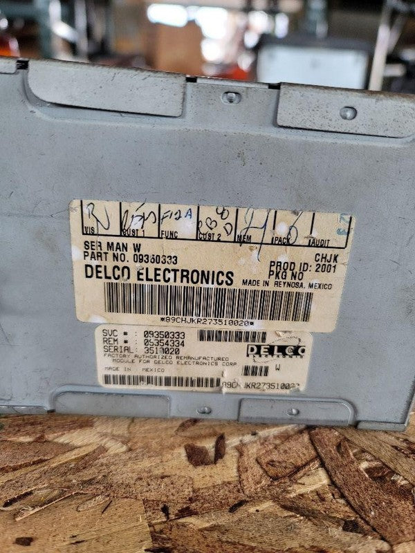Audio & Visual Equip.(radio) OLDS INTRIGUE 98 99 00