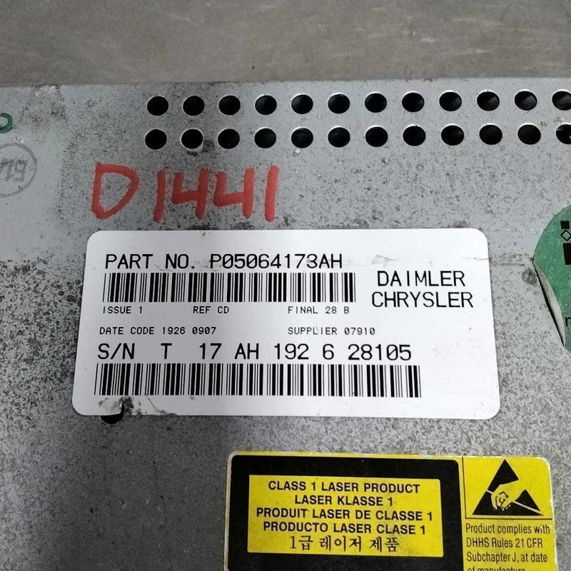 Audio & Visual Equip.(radio) DODGE CALIBER 07 08 09