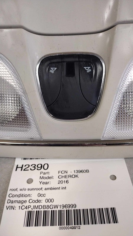 2014-2018 Front Console Jeep Cherokee
