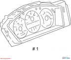 2008-2009 Buick Lacrosse Speedometer OEM#25807575