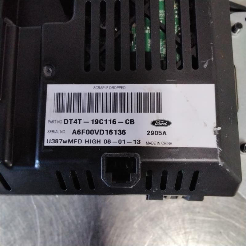 2013 Ford Edge Info-gps-tv Screen OEM#DT4T19C116CB