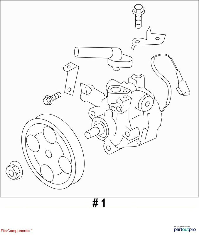 Power Steering Pump/motor SUBARU LEGACY 10 11 12