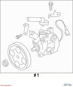 Power Steering Pump/motor SUBARU LEGACY 10 11 12