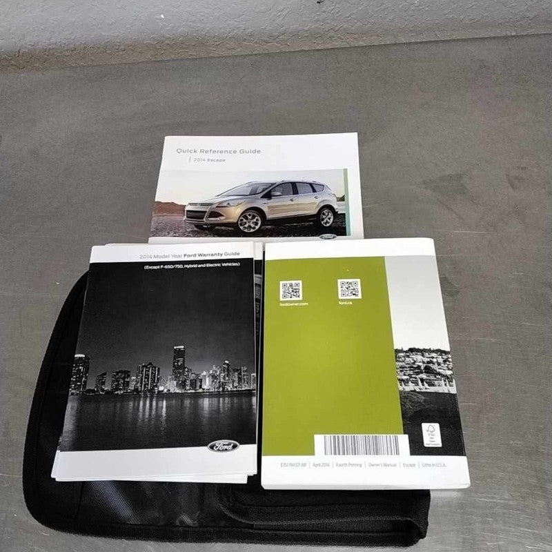 Owners Manual FORD ESCAPE 14