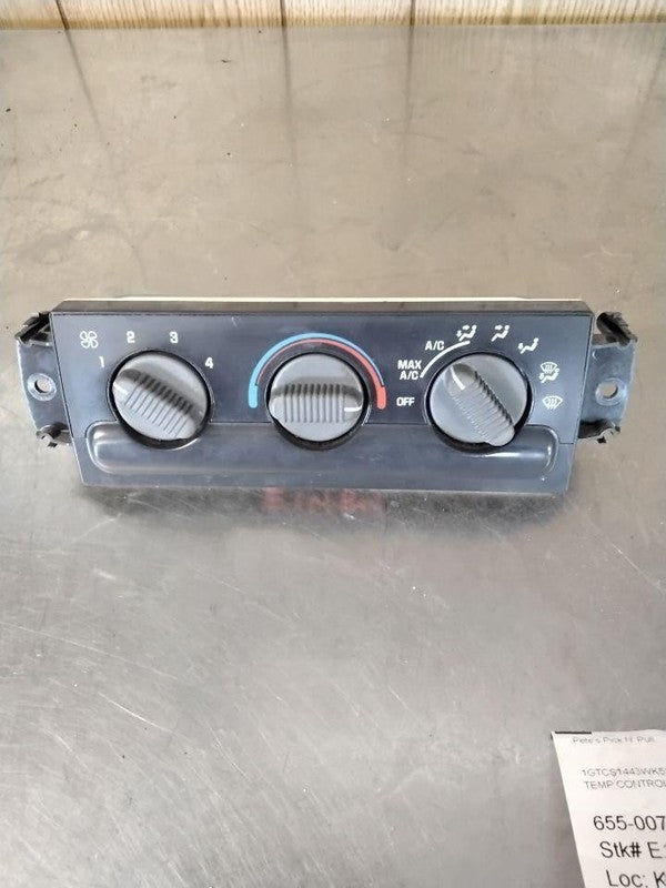 Heater A/c Control S10/S15/SONOMA TRUCK 98