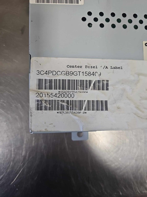 2011-2020 Dodge Journey Info-gps-tv Screen OEM#6KL13HDAAA