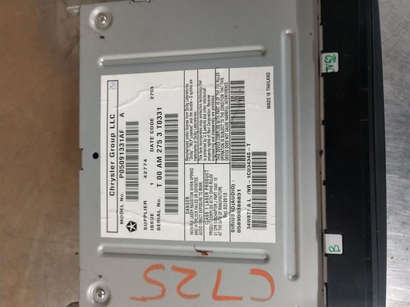 2004-2008 Chrysler Pacifica Front Info-gps-tv Screen OEM#ZW92TL2AE