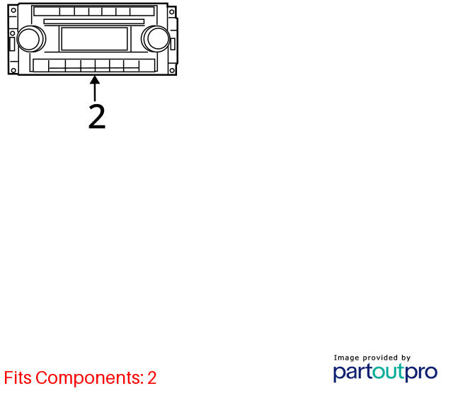 2007-2008 Jeep Patriot Audio & Visual Equip.(radio) OEM#Z5091175AF