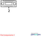 2007-2008 Jeep Patriot Audio & Visual Equip.(radio) OEM#Z5091175AF