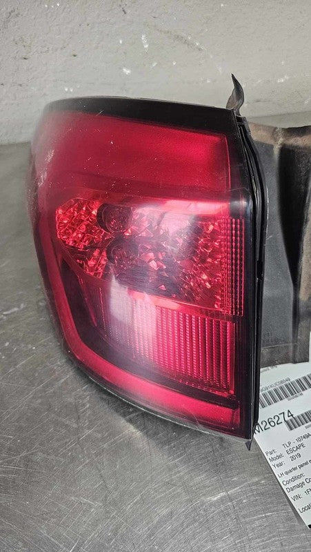 2019 Ford Escape Left Tail Light Assembly OEM# GJ5Z13405H