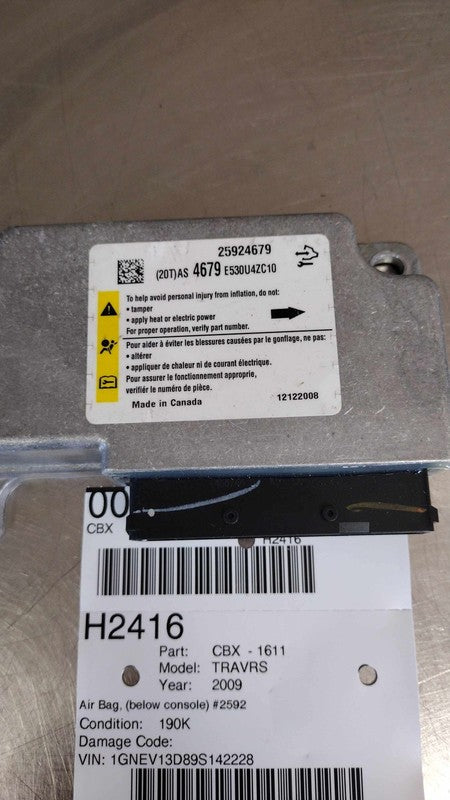 2009 Chevrolet Traverse Chassis Brain Box OEM#25924679