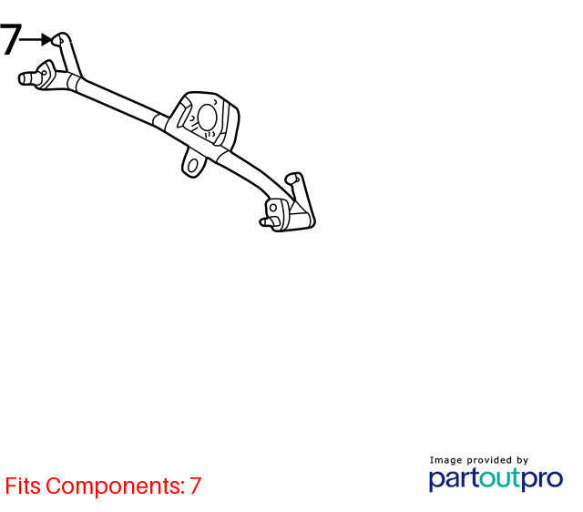 Wiper Trans. Linkage VW PASSAT 01 02 03 04 05