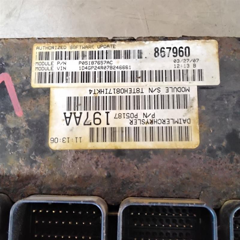 Engine/motor Brain Box DODGE CARAVAN 07