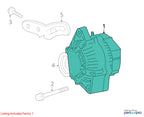 2006-2014 Toyota Yaris Alternator OEM#2706021151
