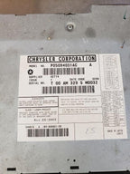 2004-2008 Chrysler Pacifica Rear Info-gps-tv Screen OEM#ZW92TL2AE