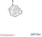 2002-2004 Jeep Grand Cherokee Power Steering Pump/motor OEM#RL080551AC