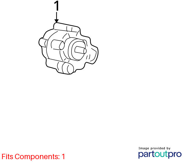 2002-2004 Jeep Grand Cherokee Power Steering Pump/motor OEM#RL080551AC