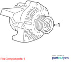 2001-2004 S10/S15/Sonoma Alternator OEM#19244795