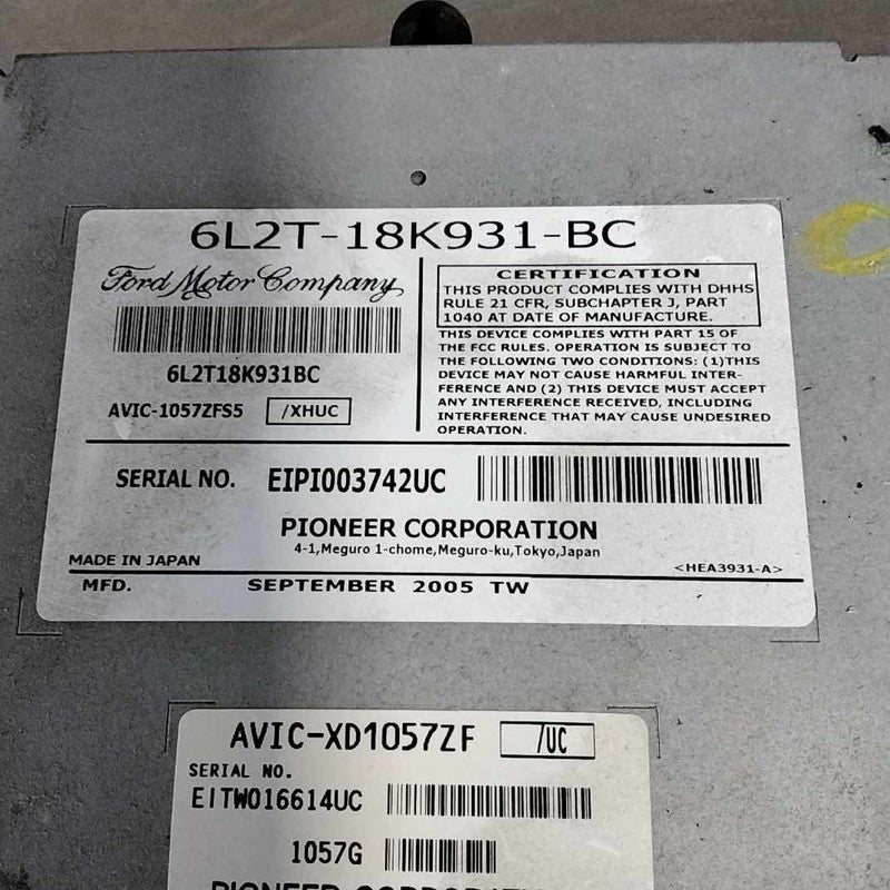 Audio & Visual Equip.(radio) MERCURY MOUNTAINEER 06