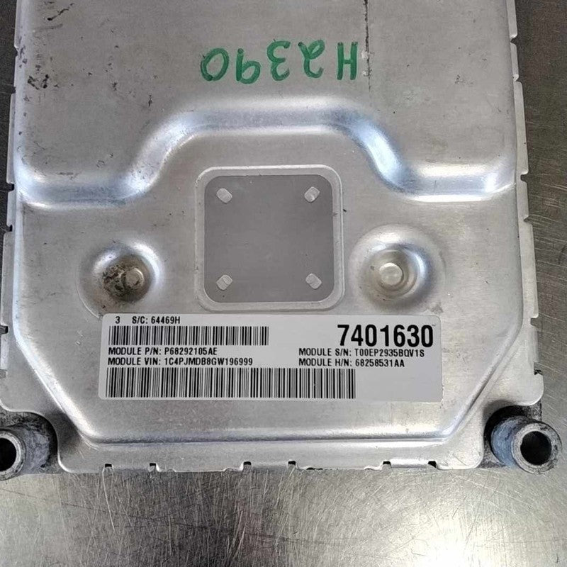 2016-2017 Jeep Cherokee Engine/motor Brain Box OEM #68258531AA