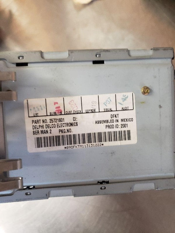 Audio & Visual Equip.(radio) PONTIAC BONNEVILLE 00 01 02