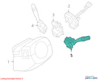 2010-2012 Hyundai Santa Fe Combination Switch OEM#934102B101