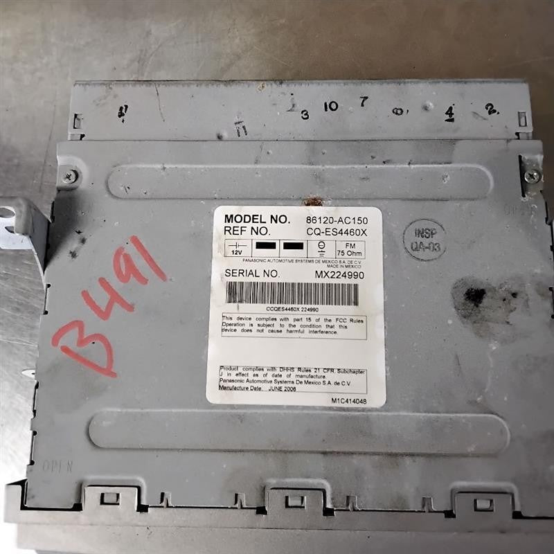 Audio & Visual Equip.(radio) TOYOTA AVALON 05 06 07
