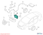2013 Ford Fiesta Audio & Visual Equip.(radio) OEM#DA6Z10D885BA