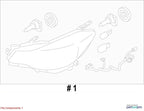2017-2023 Subaru Impreza Right Headlamp Assembly