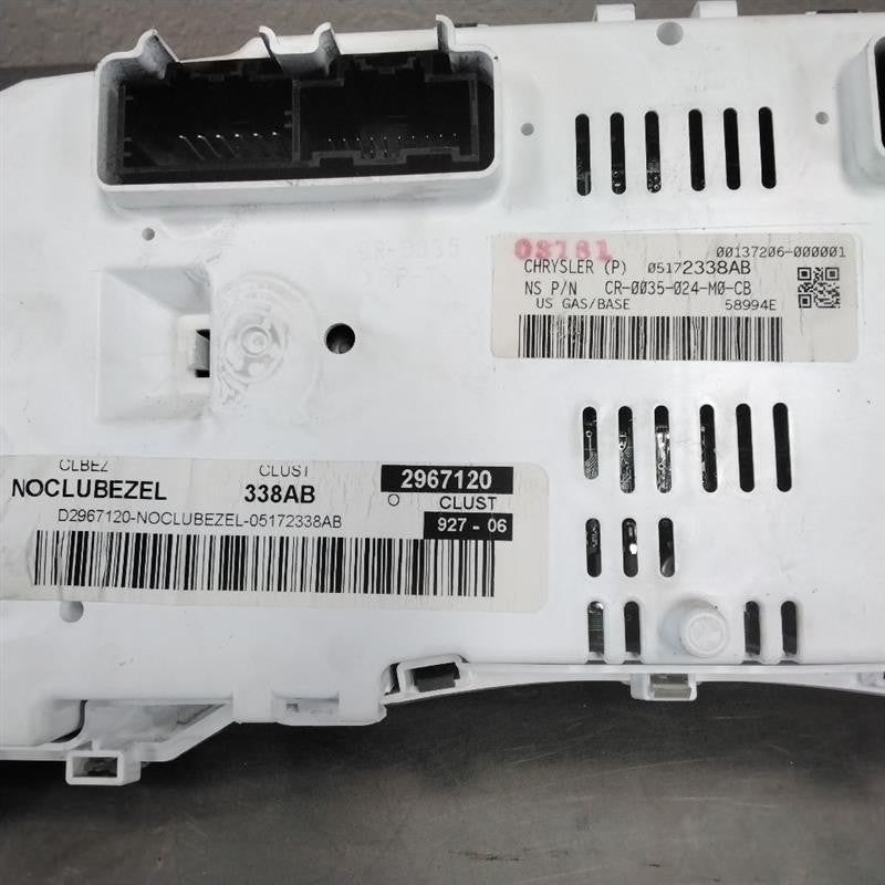 Speedometer JEEP PATRIOT 08