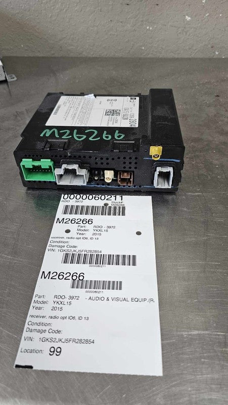 2015 GMC Yukon XL 1500 Audio & Visual Equip.(radio) OEM#