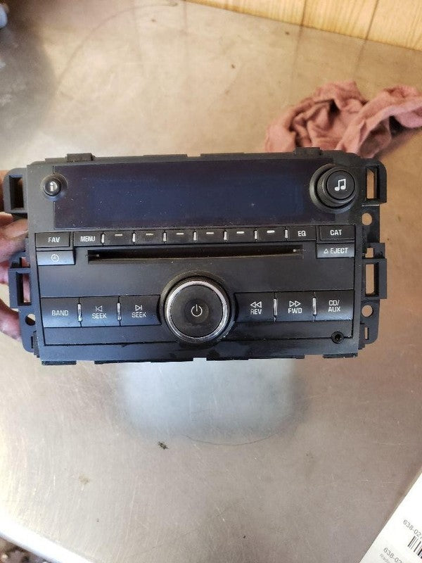 Audio & Visual Equip.(radio) CHEVY IMPALA 09 10