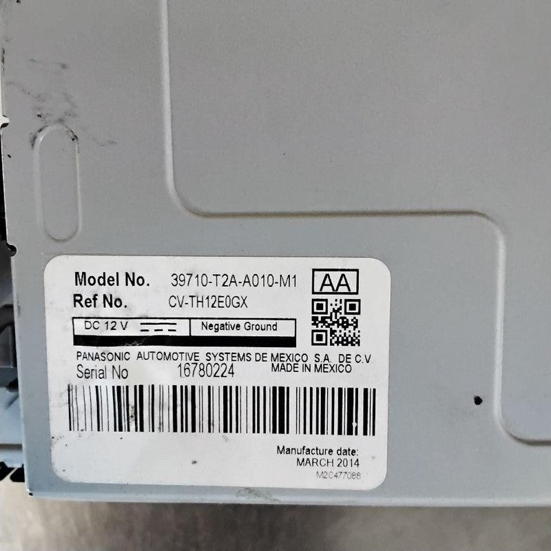 2013-2015 Honda Accord Info-gps-tv OEM#78600T2AA01