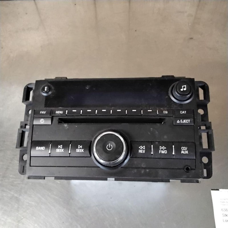 Audio & Visual Equip.(radio) CHEVY IMPALA 06