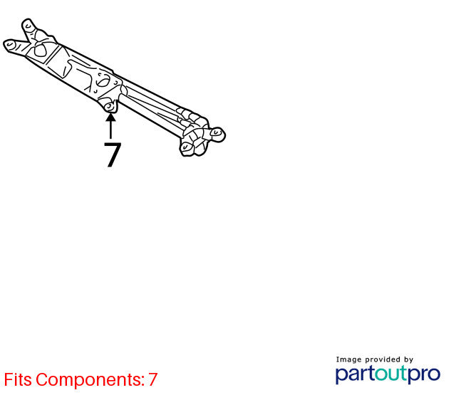 Wiper Trans. Linkage TOYOTA SOLARA 99 00 01 02 03