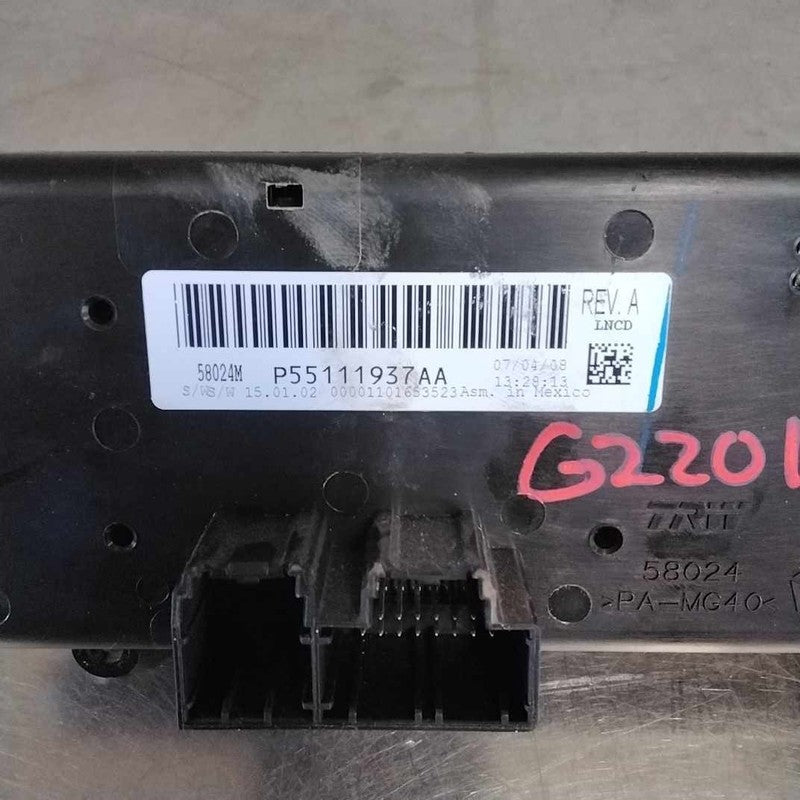 Heater A/c Control DODGE AVENGER 08 09