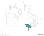 2005-2008 Jetta Except GLI Rear Right Power Window Motor OEM#1K0959704
