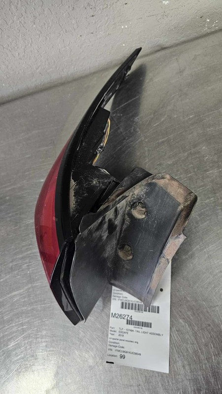 2019 Ford Escape Left Tail Light Assembly OEM# GJ5Z13405H